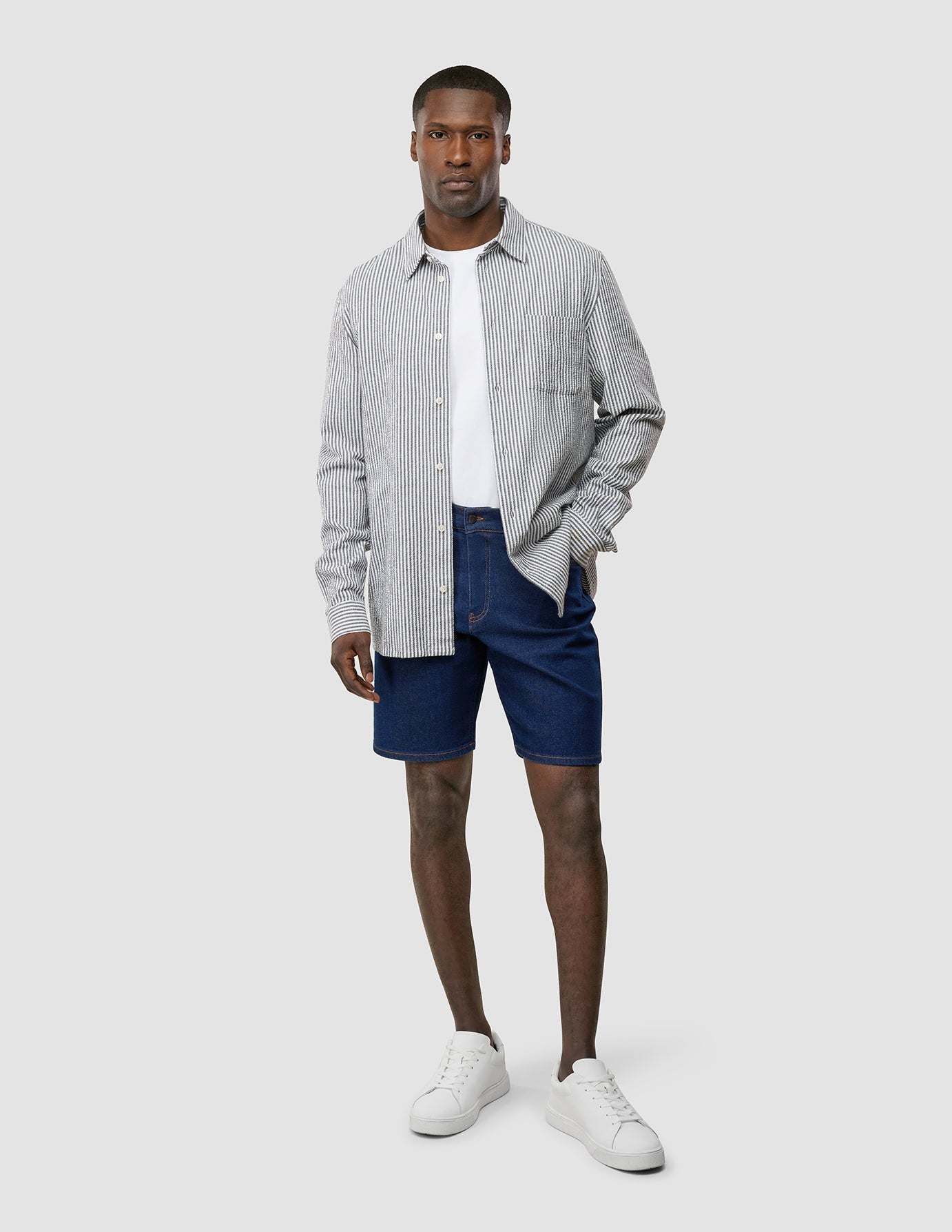 Classic Denim Shorts Midnight Blue